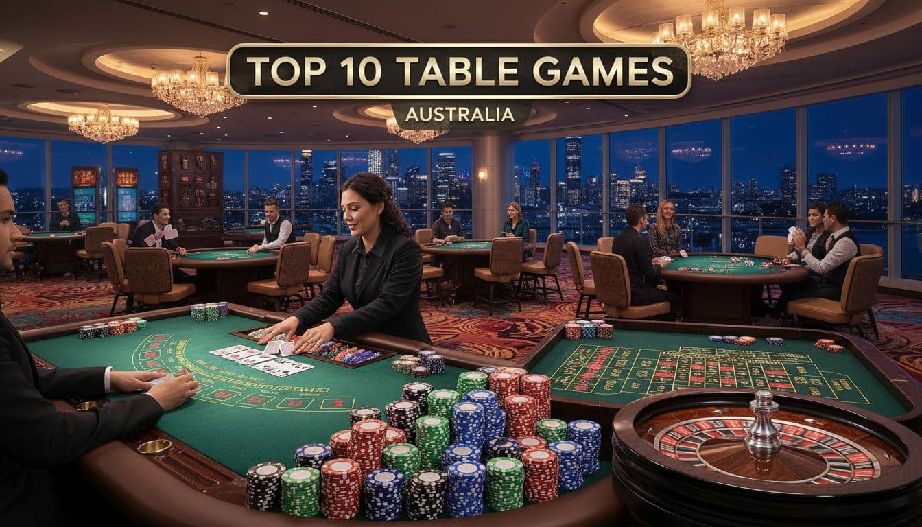 Top 10 Casino Table Games in Australia image