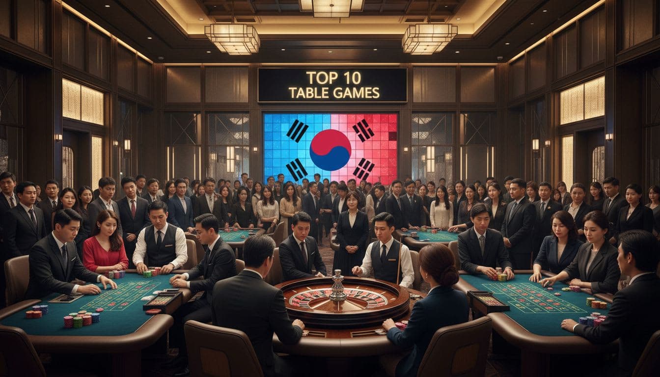 Top 10 Casino Table Games in South Korea image