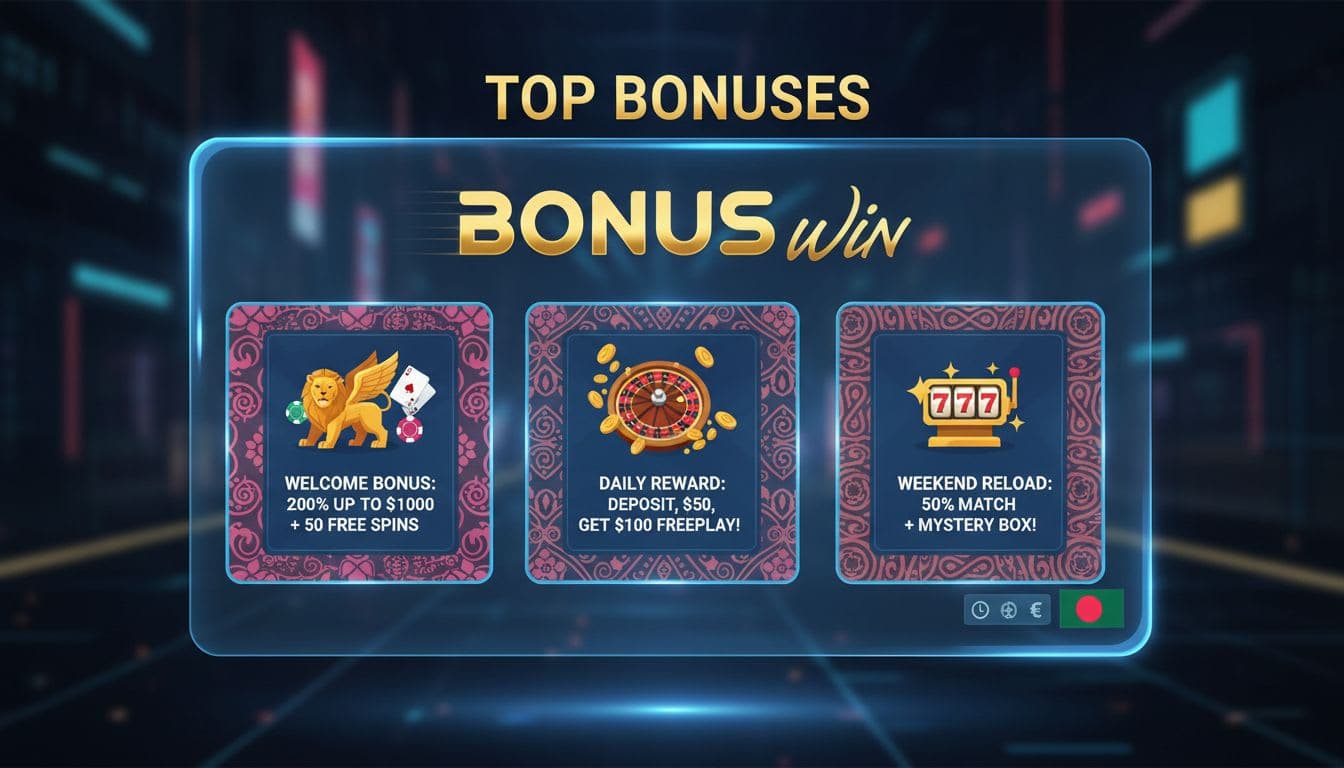 Top Online Casino Bonus Offers in Bangladesh for 2025 image